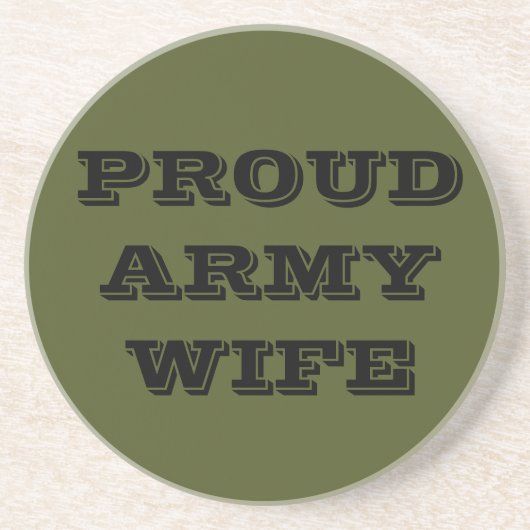 Untersetzer Proud Army Ehefrau (Vorne)