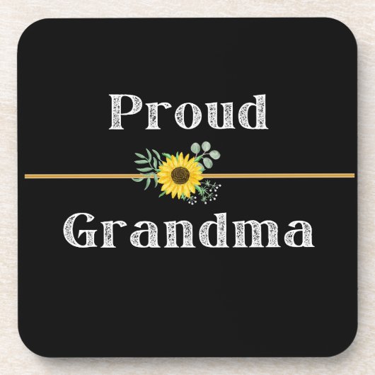 Untersetzer - Proud Oma (Vorderseite)