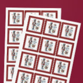 Untersetzer Quadratischer Aufkleber