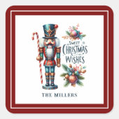 Untersetzer Quadratischer Aufkleber (Vorderseite)