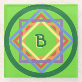 Untersetzer - Rainbow-Quadrate (Vorderseite)