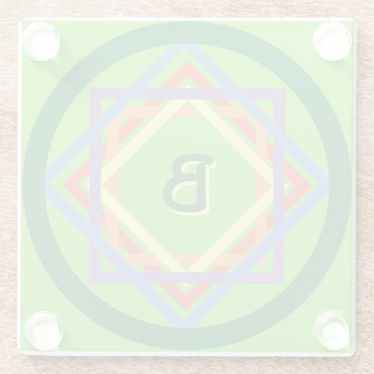 Untersetzer - Rainbow-Quadrate (Rückseite)