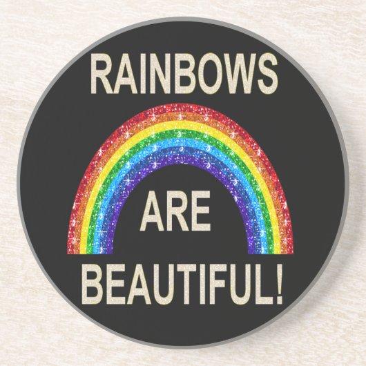Untersetzer Rainbows sind sehenswert (Vorne)