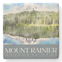 Untersetzer Rainier, Nationalpark Stone Untersetze