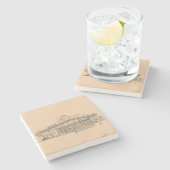 Untersetzer Red Bay Marbella (Seitenansicht)