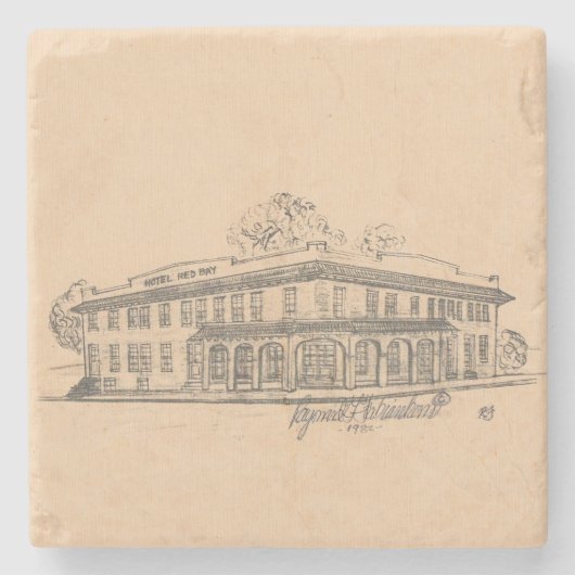 Untersetzer Red Bay Marbella (Vorderseite)