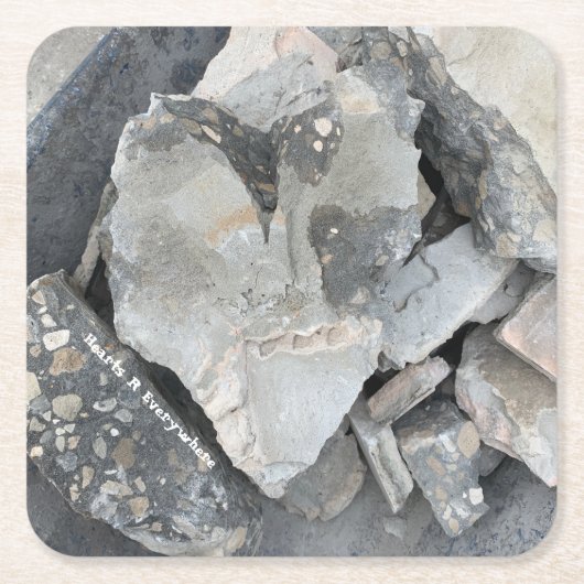 Untersetzer Rock Herz (Vorderseite)