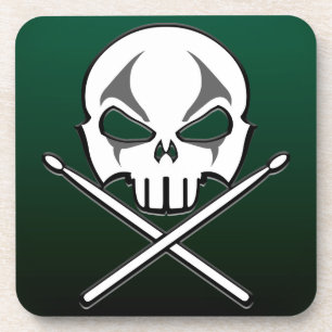 Untersetzer-Rock & Roll-Drummer-Untersetzer für Sc Getränkeuntersetzer