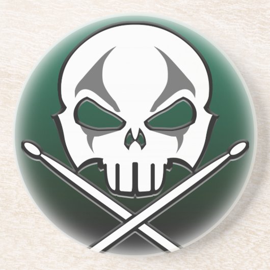 Untersetzer-Rock & Roll-Drummer-Untersetzer für Sc Getränkeuntersetzer (Vorne)