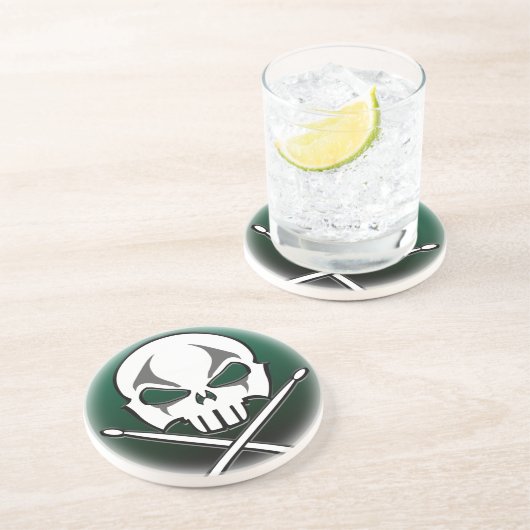 Untersetzer-Rock & Roll-Drummer-Untersetzer für Sc Getränkeuntersetzer (Seite)