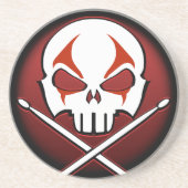 Untersetzer-Rock & Roll-Drummer-Untersetzer für Sc Getränkeuntersetzer (Vorne)