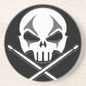 Untersetzer-Rock & Roll-Drummer-Untersetzer für Sc Sandstein Untersetzer (Vorne)