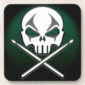 Untersetzer-Rock & Roll-Drummer-Untersetzer für Sc Untersetzer (Vorderseite)