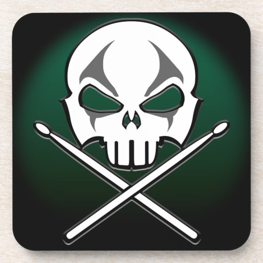 Untersetzer-Rock & Roll-Drummer-Untersetzer für Sc Untersetzer (Vorderseite)