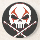 Untersetzer-Rock & Roll-Drummer-Untersetzer für Sc Untersetzer (Vorne)