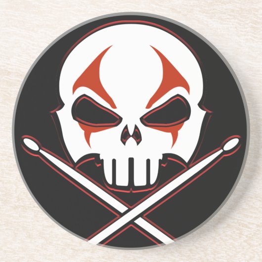 Untersetzer-Rock & Roll-Drummer-Untersetzer für Sc Untersetzer (Vorne)