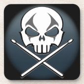 Untersetzer-Rock & Roll-Drummer-Untersetzer für Sc Untersetzer (Vorderseite)