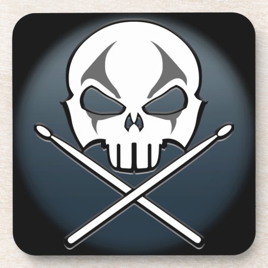 Untersetzer-Rock & Roll-Drummer-Untersetzer für Sc Untersetzer (Vorderseite)