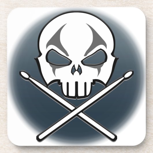 Untersetzer-Rock & Roll-Drummer-Untersetzer für Sc Untersetzer (Vorderseite)