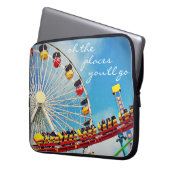 Untersetzer-Roller-Roller-Foto Stellen Sie gehen Laptopschutzhülle (Vorderseite Links)