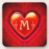 Untersetzer Roter Puls (Vorderseite)