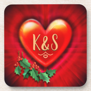 Untersetzer Roter Puls