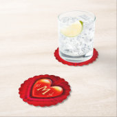 Untersetzer Roter Puls (Vor Ort)