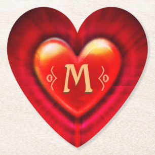 Untersetzer Roter Puls