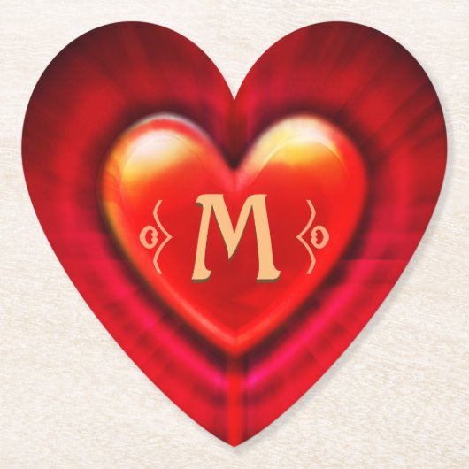 Untersetzer Roter Puls (Vorderseite)