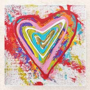 Untersetzer Rotes Herz