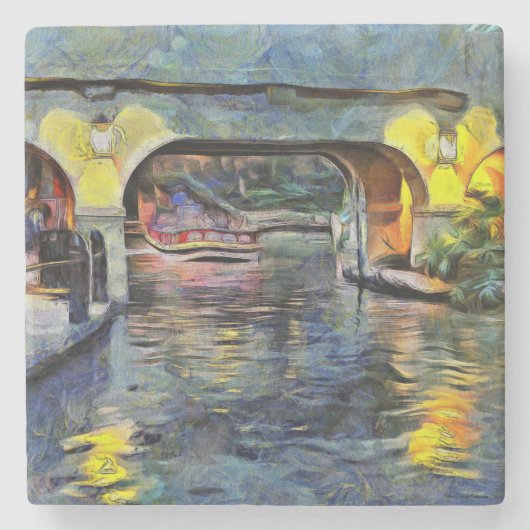 Untersetzer San Antonio Riverwalk (Vorderseite)