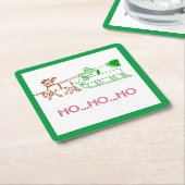 Untersetzer - Santa und Reinrescher (angewinkelt)