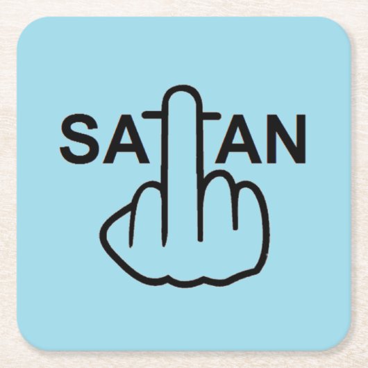 Untersetzer Satan Drehte (Vorderseite)