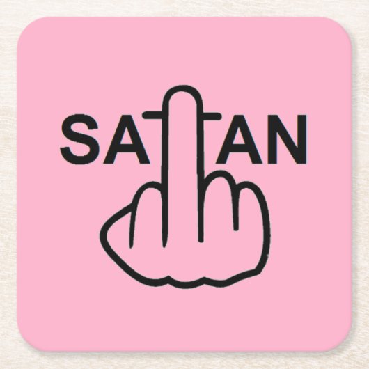 Untersetzer Satan Drehte (Vorderseite)