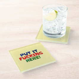 Untersetzer schwören Hier.