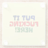 Untersetzer schwören Hier. (Rückseite)