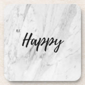 Untersetzer - sei glücklich (Vorderseite)