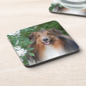 Untersetzer - Set 6 - mit Sheltie (Linke Seite)