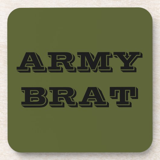 Untersetzer Set Army Brat (Vorderseite)