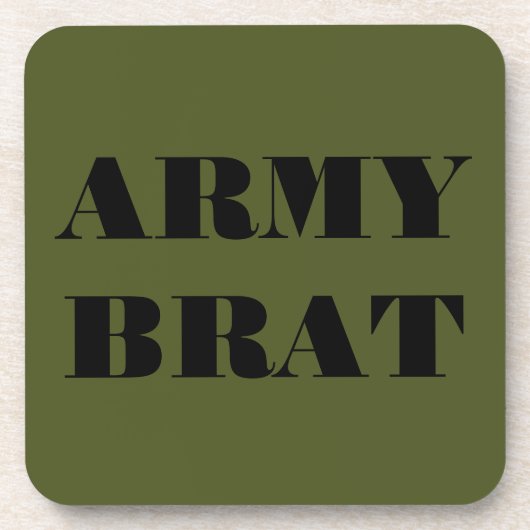 Untersetzer Set Army Brat (Vorderseite)