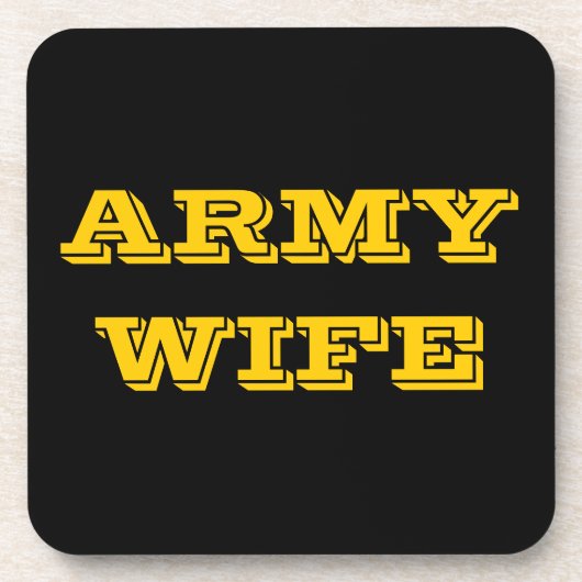 Untersetzer Set Army Ehefrau (Vorderseite)