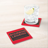 Untersetzer Set - Bourbon Legend on Red (Vor Ort)