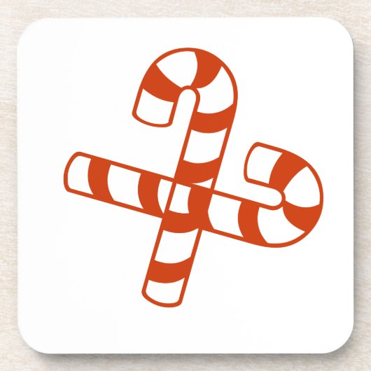 Untersetzer Set - Candy Cane (Vorderseite)