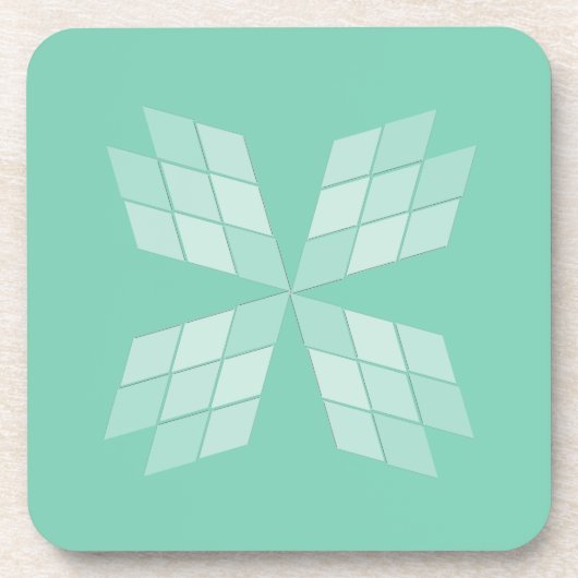 Untersetzer Set - Diamantblätter (Vorderseite)