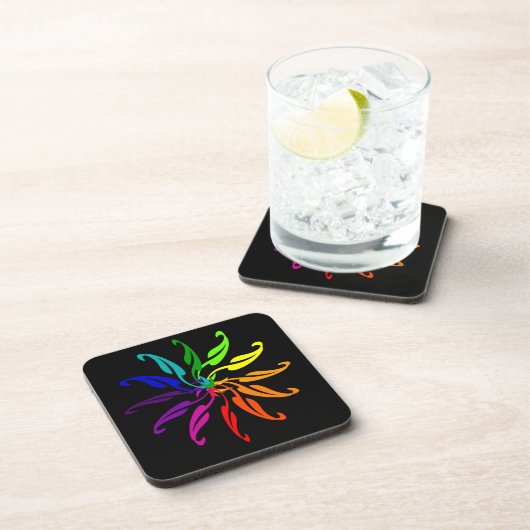 Untersetzer Set - Farbige Blätter (Rechte Seite)