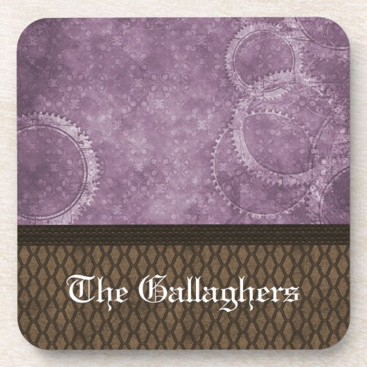 Untersetzer-Set, Lila Untersetzer (Vorderseite)