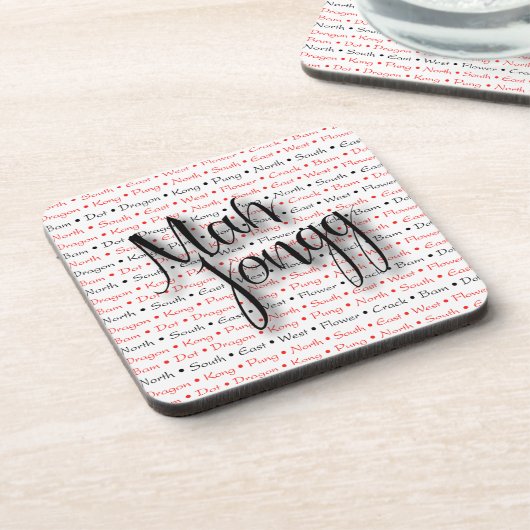 Untersetzer-Set Milliamperestunde Jongg Getränkeuntersetzer (Linke Seite)