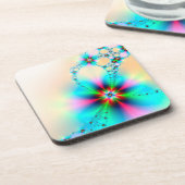 Untersetzer-Set mit hoher Blütenstruktur Getränkeuntersetzer (Linke Seite)