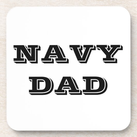 Untersetzer Set Navy Vater (Vorderseite)