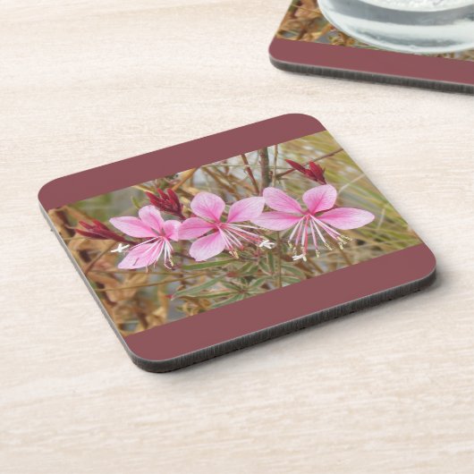 Untersetzer Set - Pink Guara (Linke Seite)